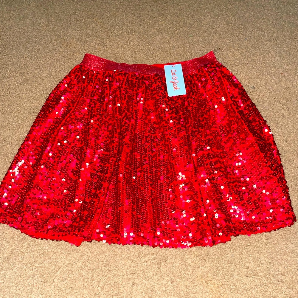 🎉🎉🎉🎉 Adorable Red Sequin Skirt🎉🎉🎉